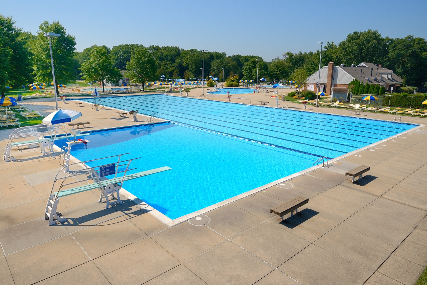 L- Shap Olympic Pool